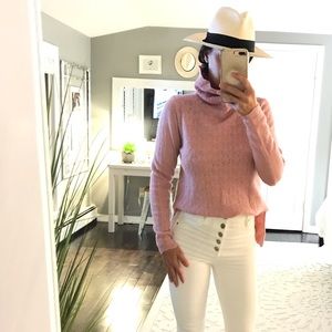 Odd Molly x Anthropologie pink turtleneck size 2